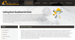Desktop Screenshot of leksykon-budownictwa.pl